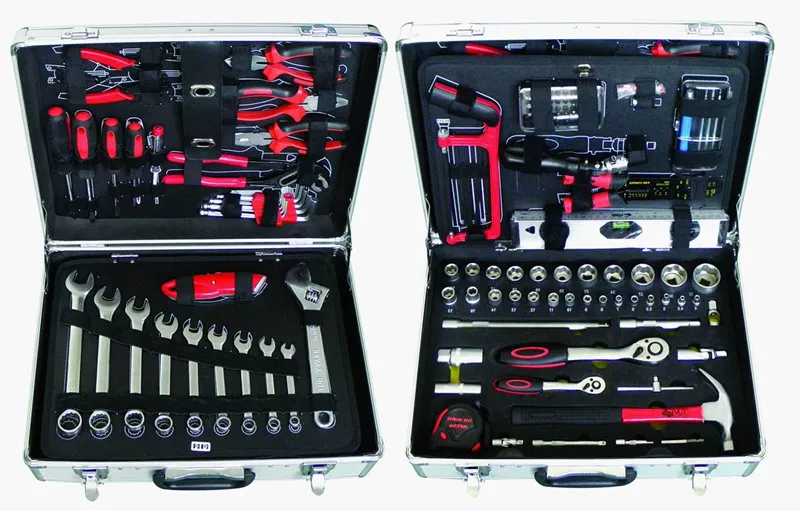 122PCS Professional Tool Set with Aluminium Case Tool Kit