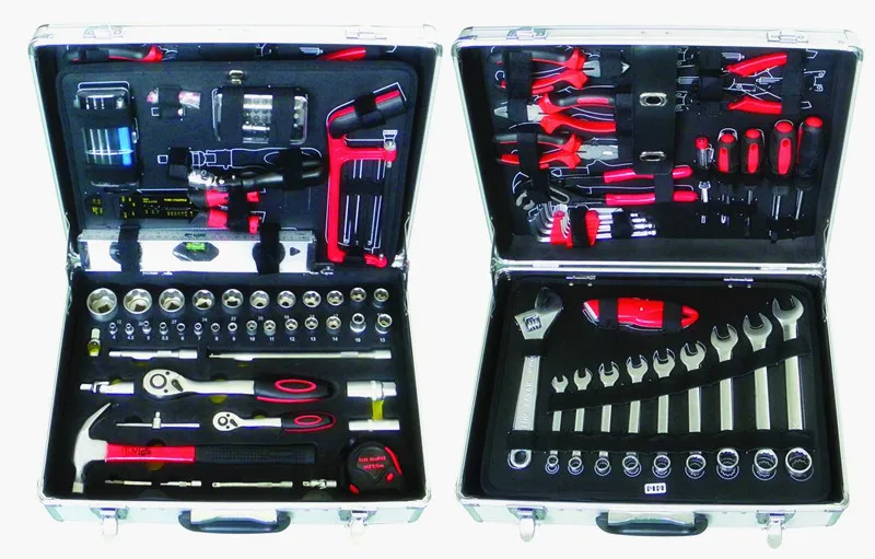 122PCS Professional Tool Set with Aluminium Case Tool Kit