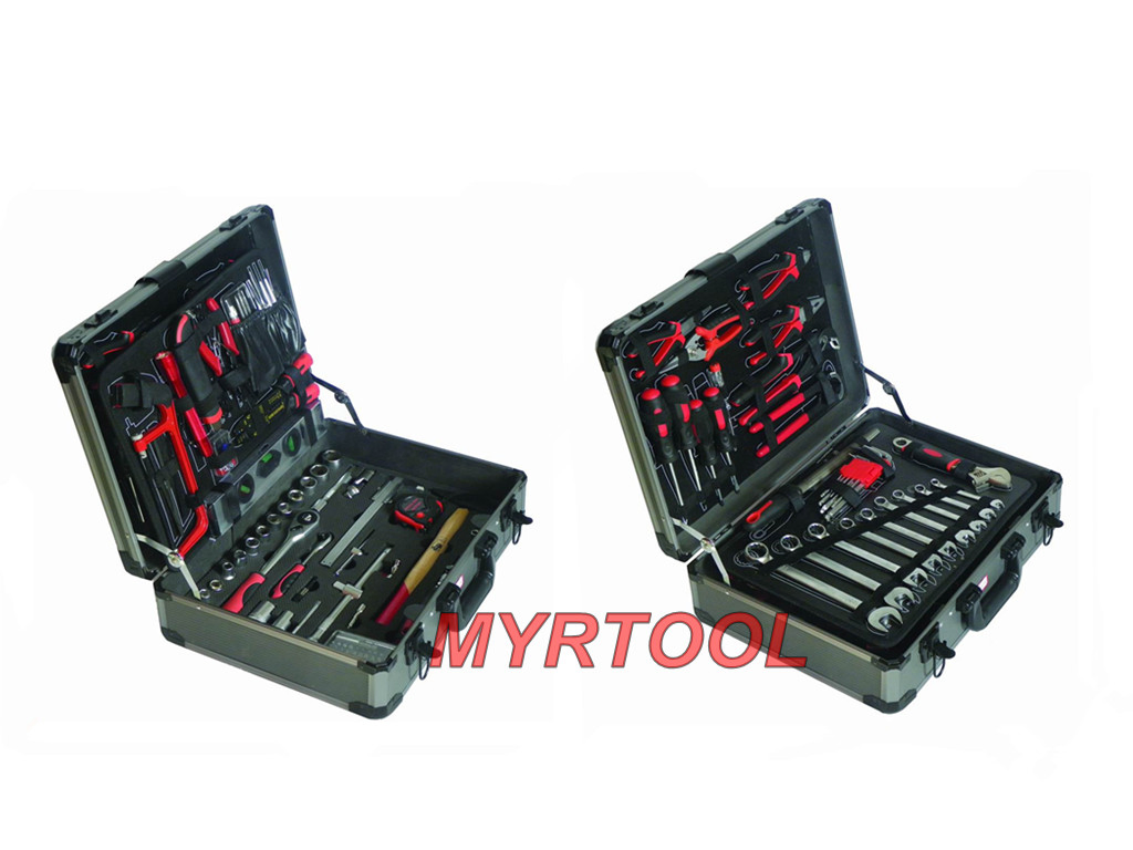 122PCS Professional Tool Set with Aluminium Case Tool Kit