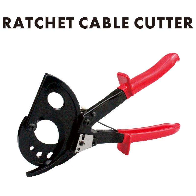 What is the maximum cable diameter a copper and aluminum core hydraulic cable cutter can handle
