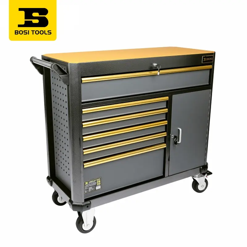 What Makes an Eight Drawer Cabinet Shaped Tool Cart the Ideal Solution for Professional Tool Storage?