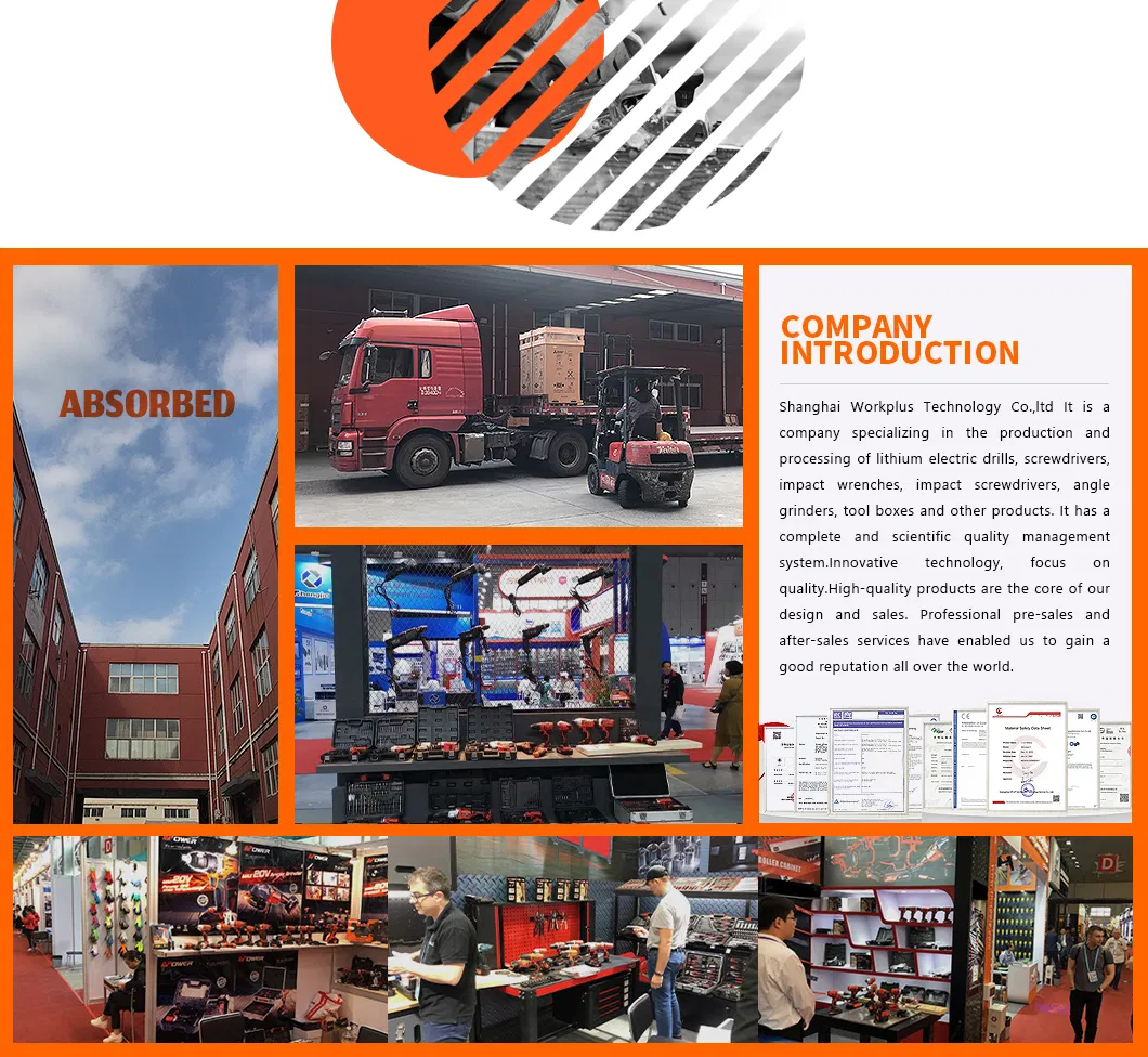 20V 330nm Custom Wholesale Wrench Cordless Impact Hardware Power Tools