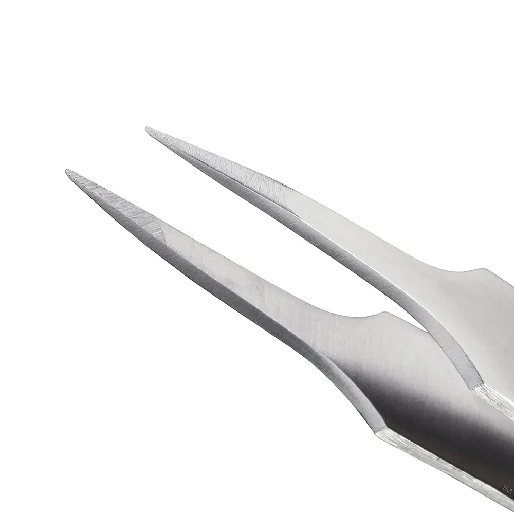 21466 Stainless Steel Tweezers with 1PC/ Bllister Card