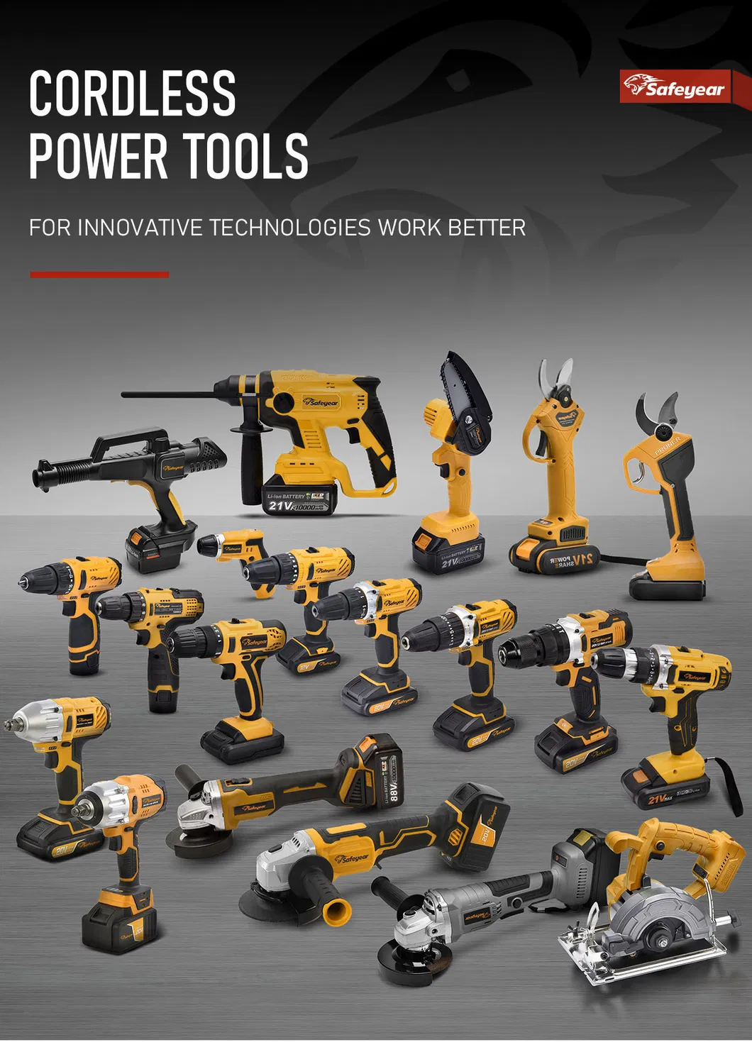 21V 330n. M Durable Electric Drills Hardware Set Torque Power Tools Impact Wrench