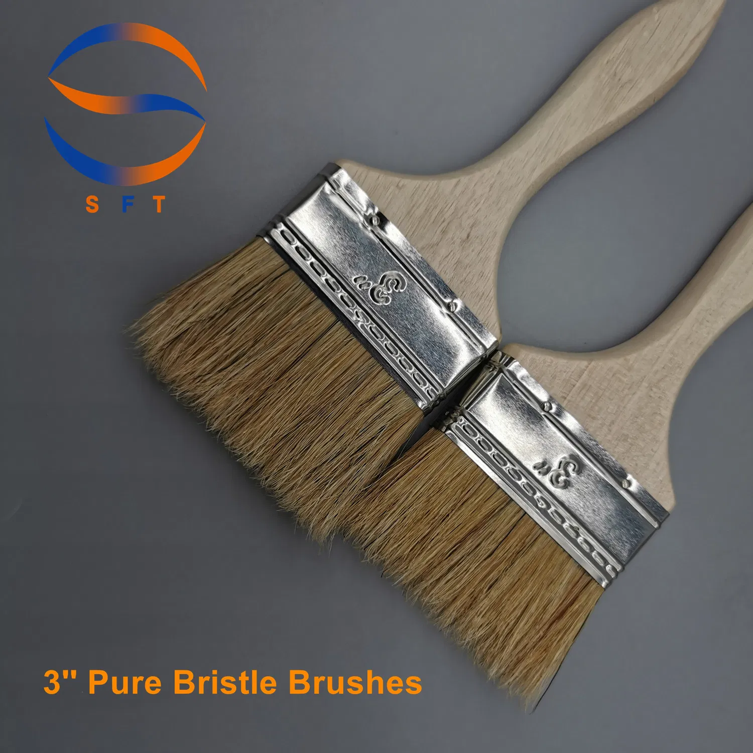 76mm Width Pure Bristle Brushes Roller Brushes for FRP Laminating