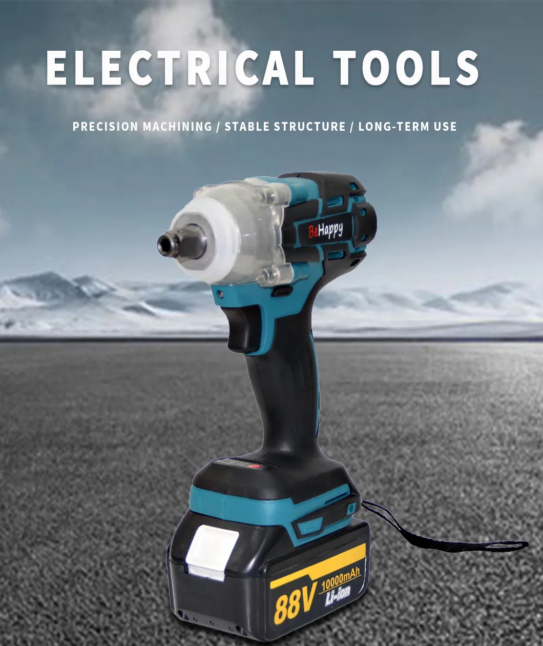 Brushless Electric Impact Wrench for Industry