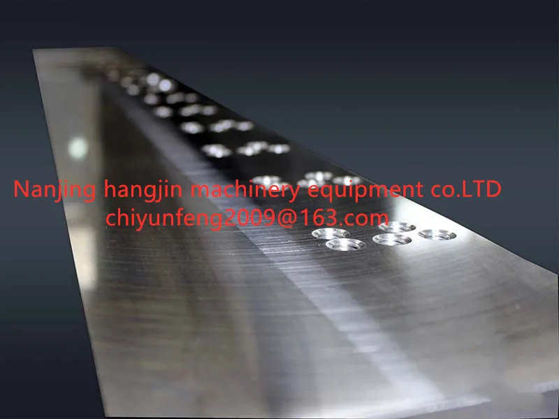 Cutter Plastic Rubber Tyre Rotor and Stator Crusher Knives for Shredding Plastic Rubber Tyre