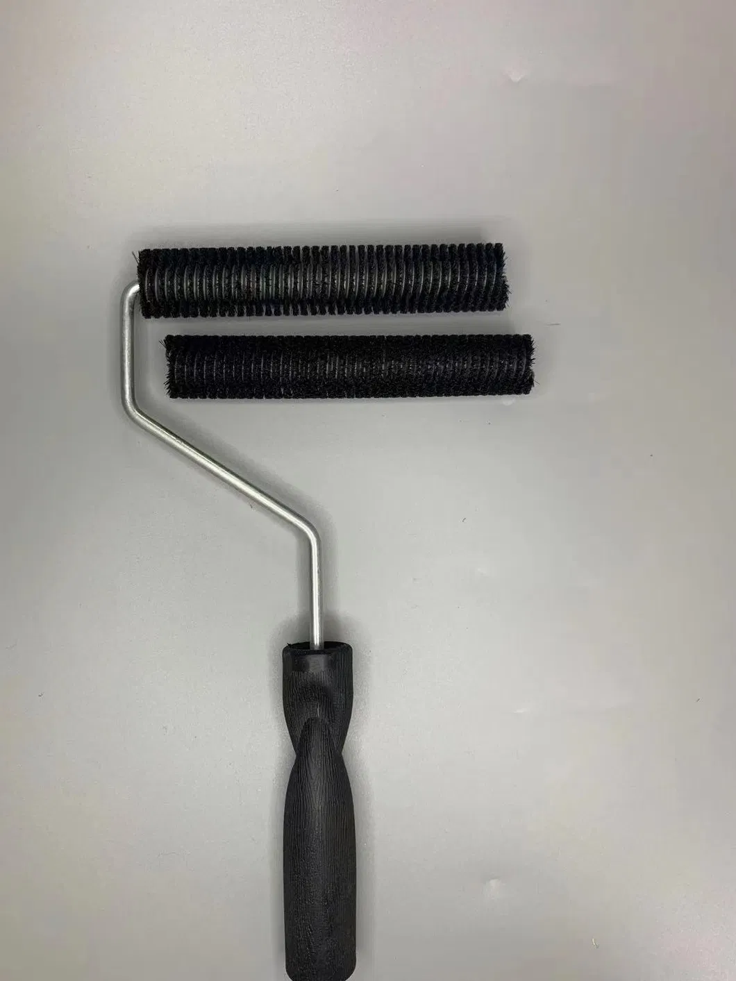 FRP Roller Customized Zinc Plated Bristle Roller 22mm Diameter 100mm Length for FRP Laminating