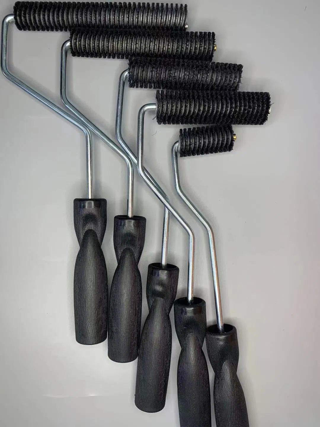 FRP Roller Customized Zinc Plated Bristle Roller 22mm Diameter 100mm Length for FRP Laminating
