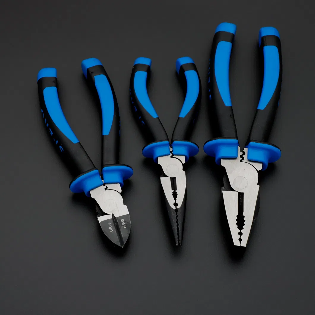German Type High Quality Carbon Steel Eccentric Force Saving Combination Pliers
