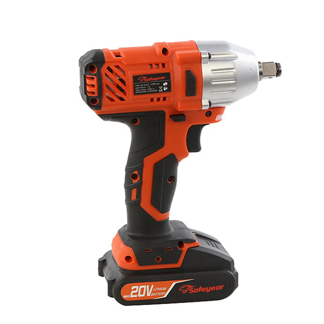 High Quality 20V 330nm Hardware Cordless Impact Wrench Power Tools