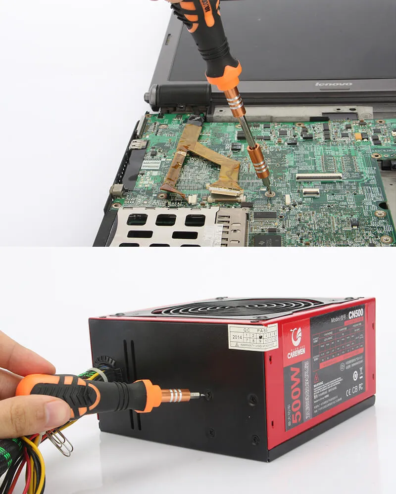 Jakemy 33PCS Precision Multi Purpose Mini Toolkit Bits Set Screwdriver with Soft Handle