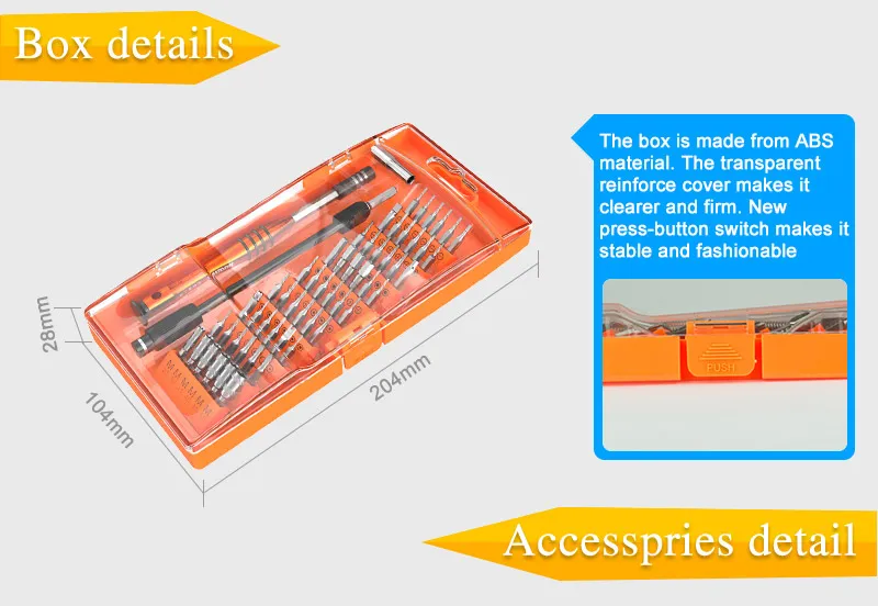 Jakemy Fast Shipping 58PCS General Household Use Screwdriver Kit Hand Tool Set