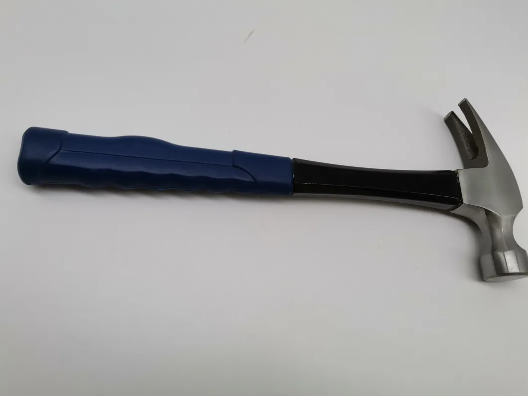 Machinist′s Hammer Drop Forged Steel Fiberglass Handle with Wood Handle