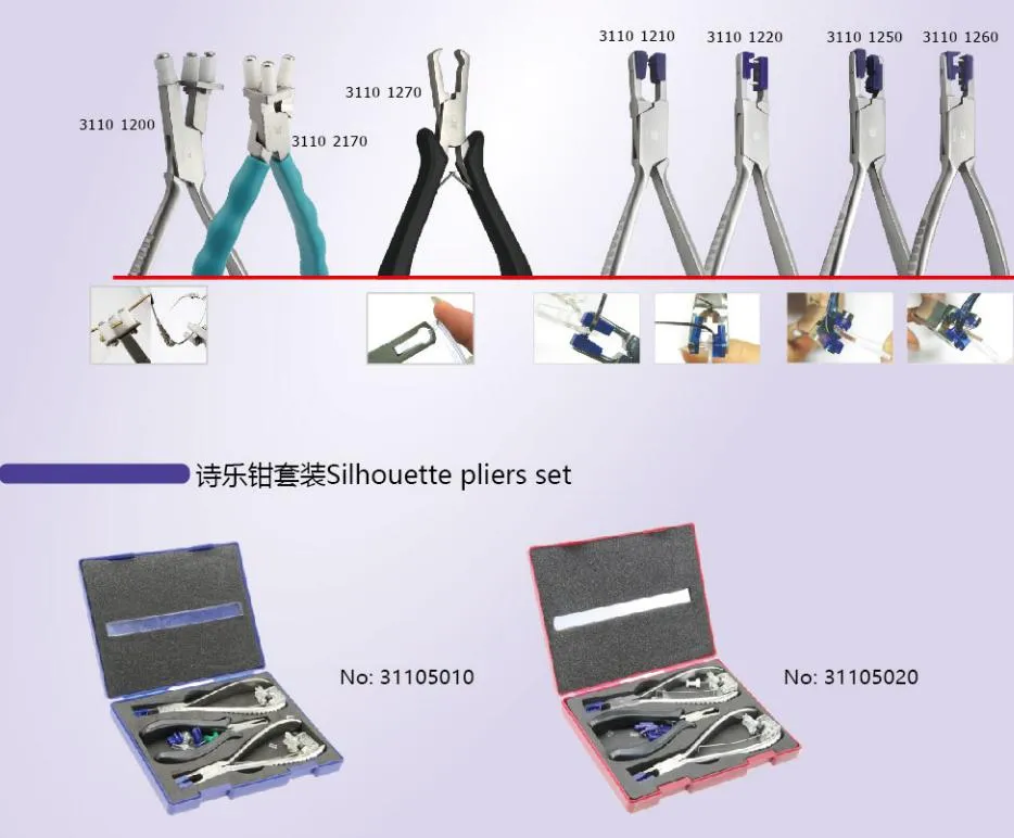 Multi-Purpose Adjusting Optical Pliers with Wide Plastic Head 155mm