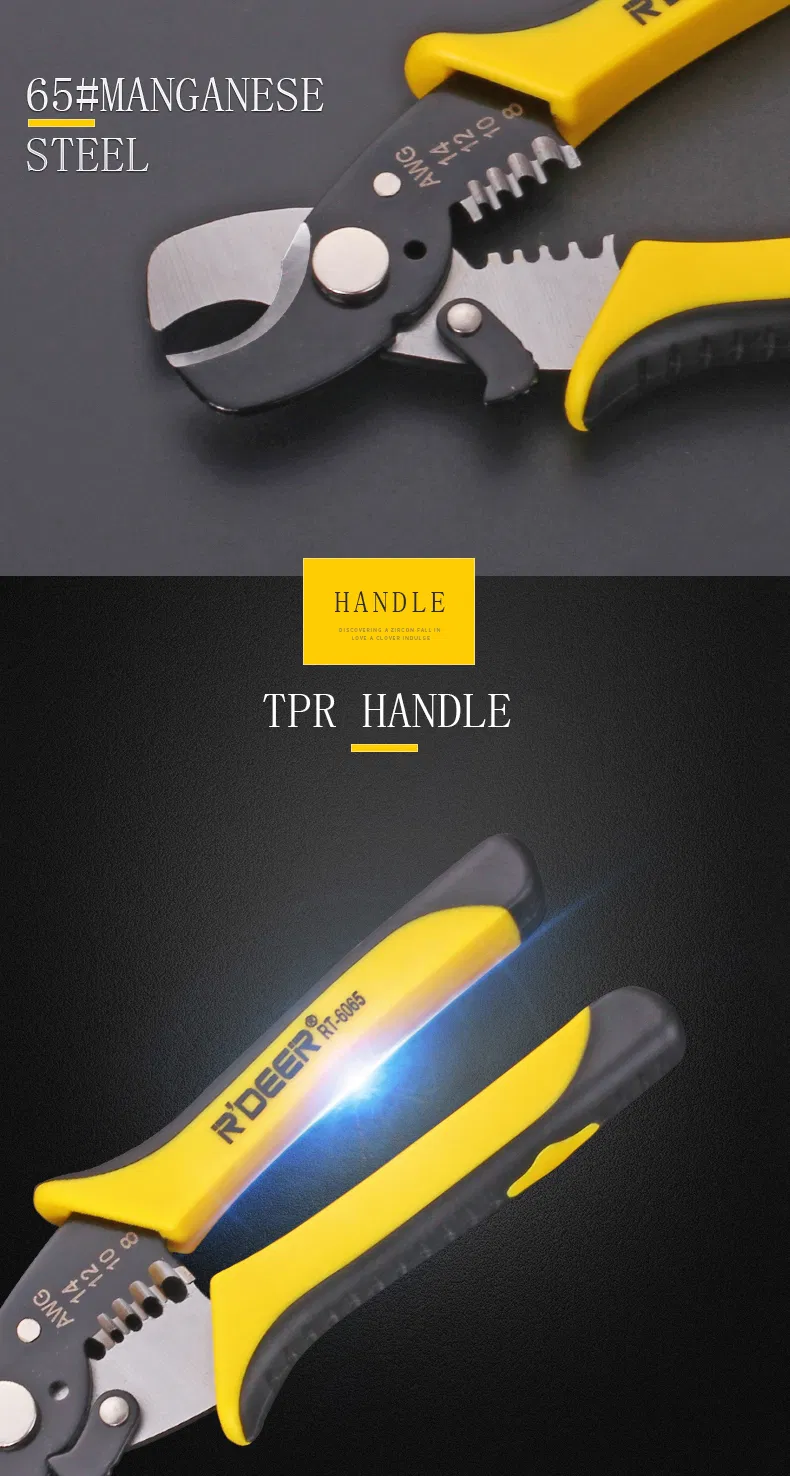 Rdeer Hand Tools 2 Way Crimping Pliers