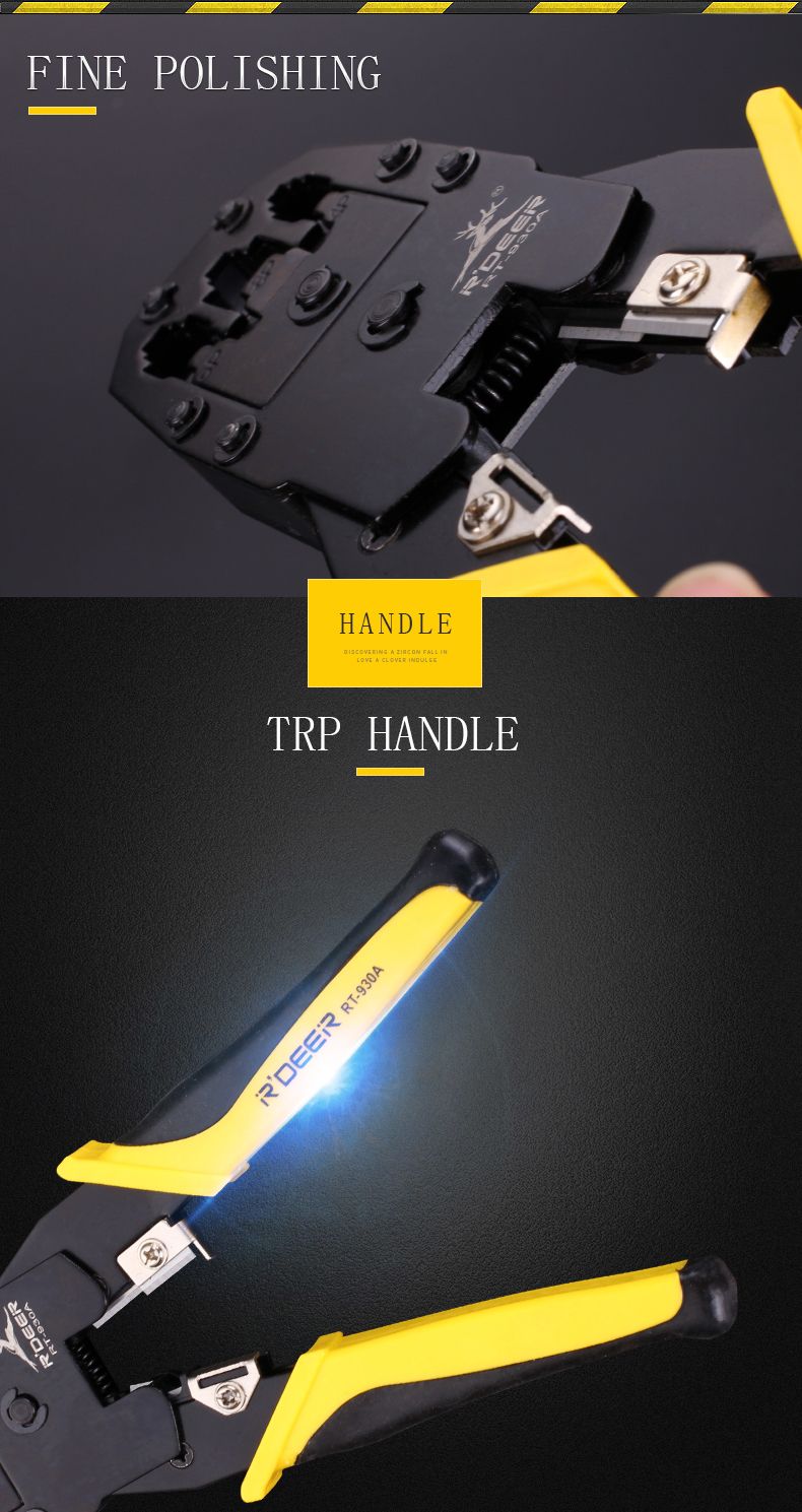 Rdeer Hand Tools 3 Way Crimping Tools