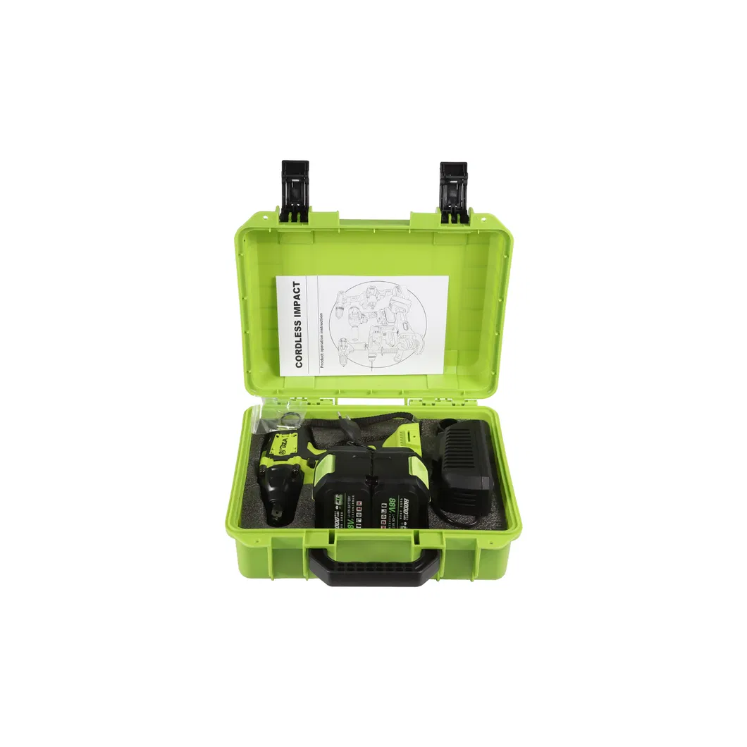 RoHS 21V 4.0ah Powerful Rapid Charging Brushless Li-ion Cordless Impact Wrench