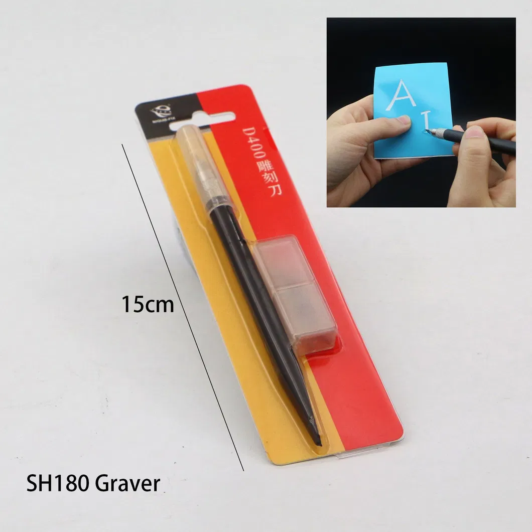 Somitape Sh180 High Quality Hand Graver with Changeable Blade in Cutting Tool