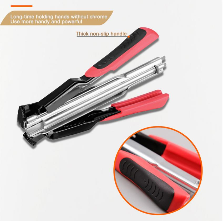 Straight Hog Ring Pliers Kit Auto Upholstery Installation Tool for Pet Cage